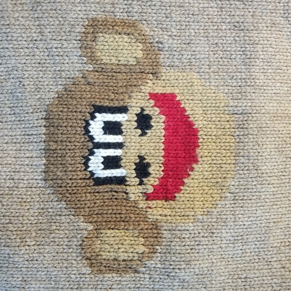 Chilly Dog 100% wool coat with adorable hood with ears Hand Knit - Picture 10 of 10